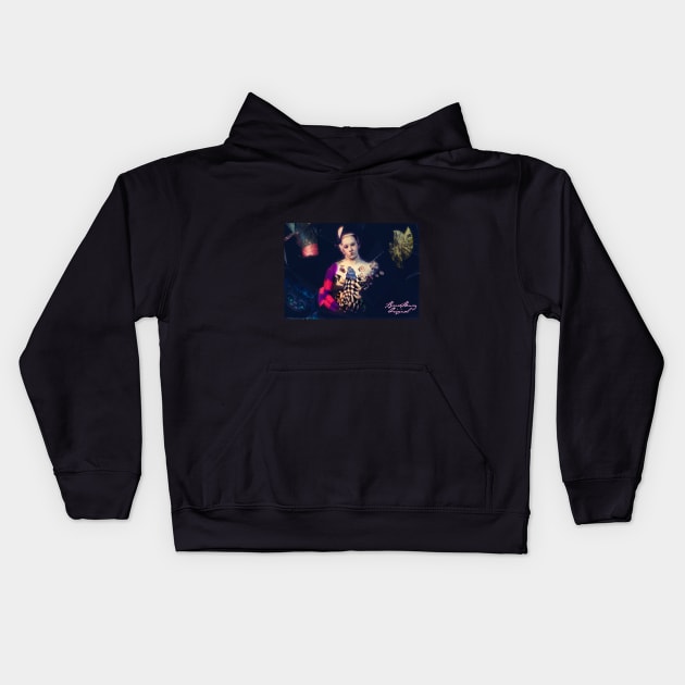 Alice in Wonder Kids Hoodie by BruceHenryOriginalsLLC